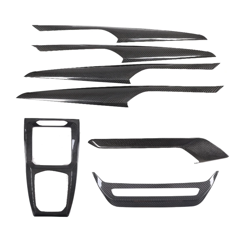 

For BMW X3 X4 G01 G02 2022-2024 Real Carbon Fiber Car Center Control Door Panel Trim Cover Interior Kit Car Accessoires