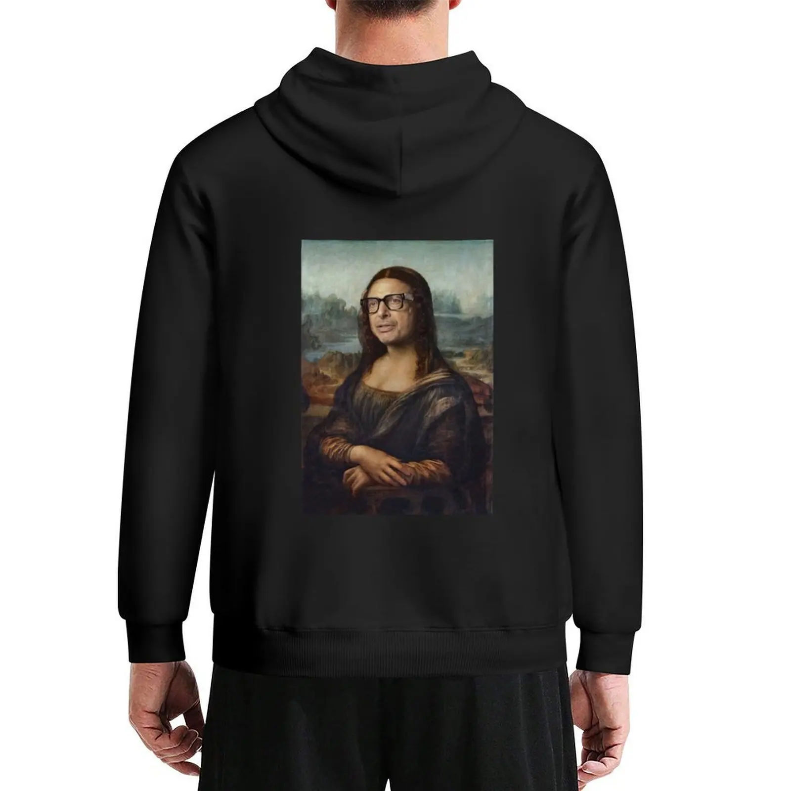 

Mona Goldblum - Oil Painting Hoodie mens clothes graphic t shirts men hooded shirt korean style clothes designer hoodies
