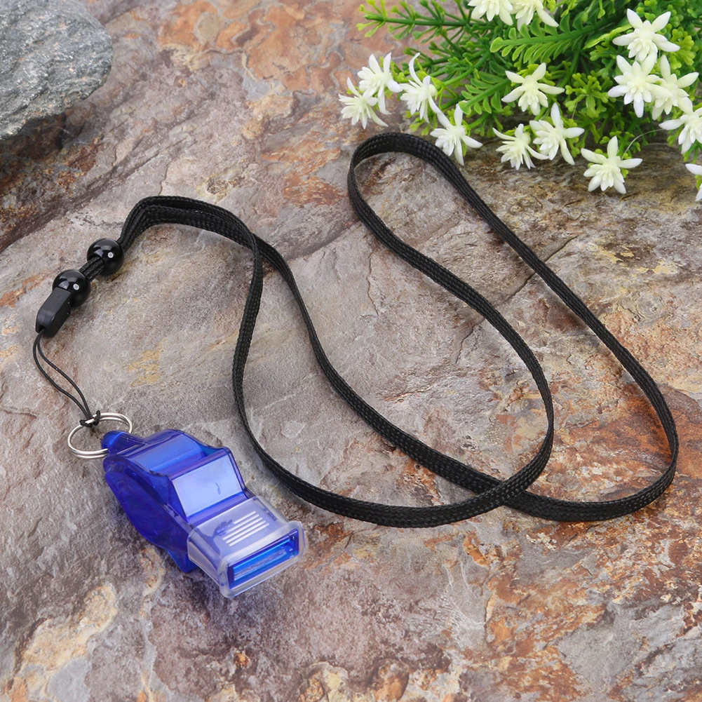 Plastic Sports Referee Whistle Soccer Basketball Outdoor Survival Tool Whistles