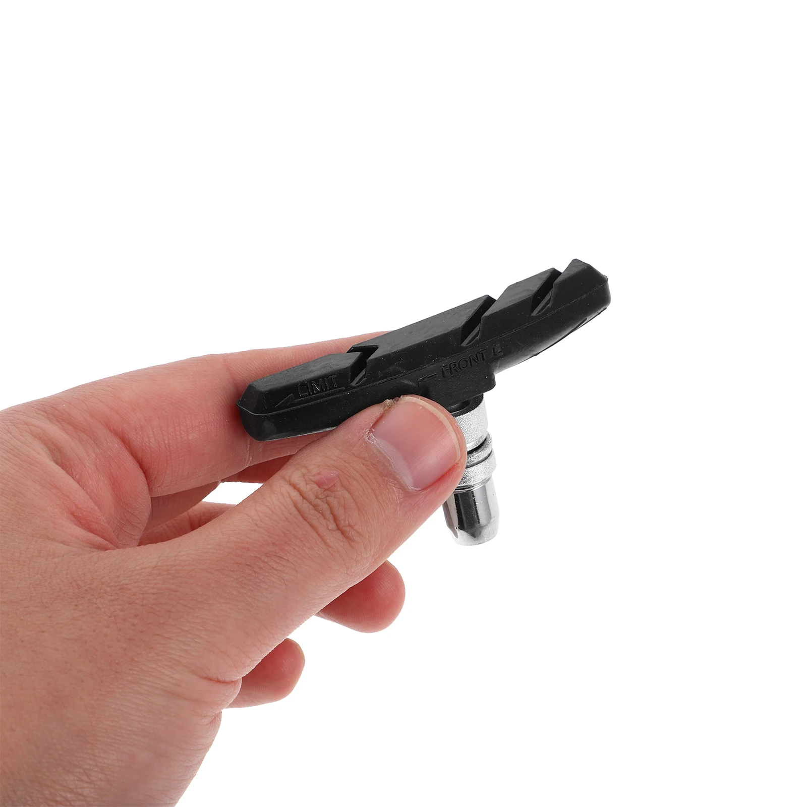 1Pair Universal Mountain Bike Brake Pads Silent Quick Response Durable Cycling Replacement Kit Includes Tube Rubber Sleeve