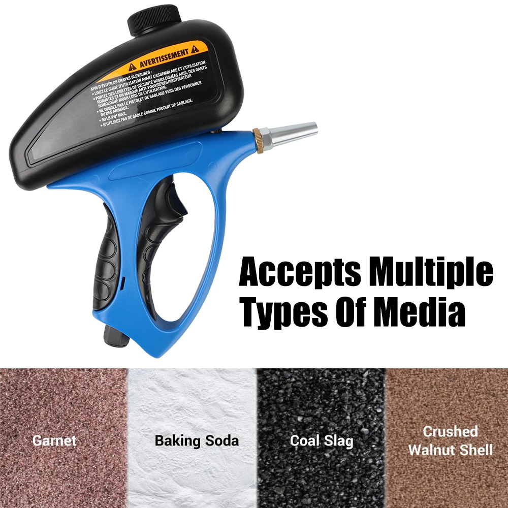 Pneumatic Sand Blasting Machine Anti-rust Sandblaster Handheld Glass Tombstone Sprayer Sandblasting Machine 90psi