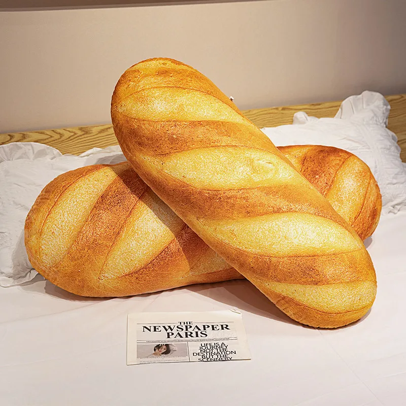 20cm Simulation Bread Baguette Plush Pillow Toy Soft Kawaii Food Plush Toy for Kids Children Boy Girl Birthday Christmas Gift