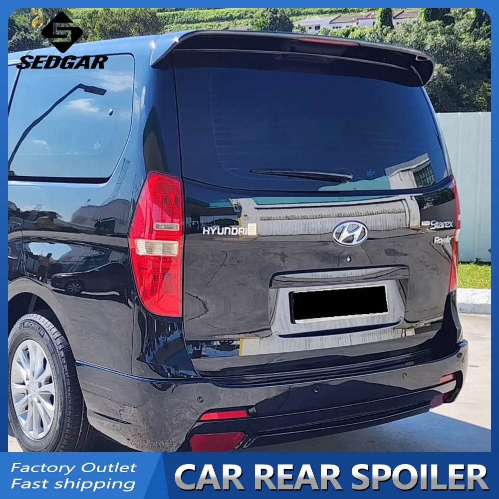 Für 2006–2016 Hyundai STAREX H1 H -1 iLoad i800 GEN 2 mit Lichtern, hochwertiger ABS-Kunststoff, Dachspoiler, Kofferraum, Kofferraum, Flügelspoiler