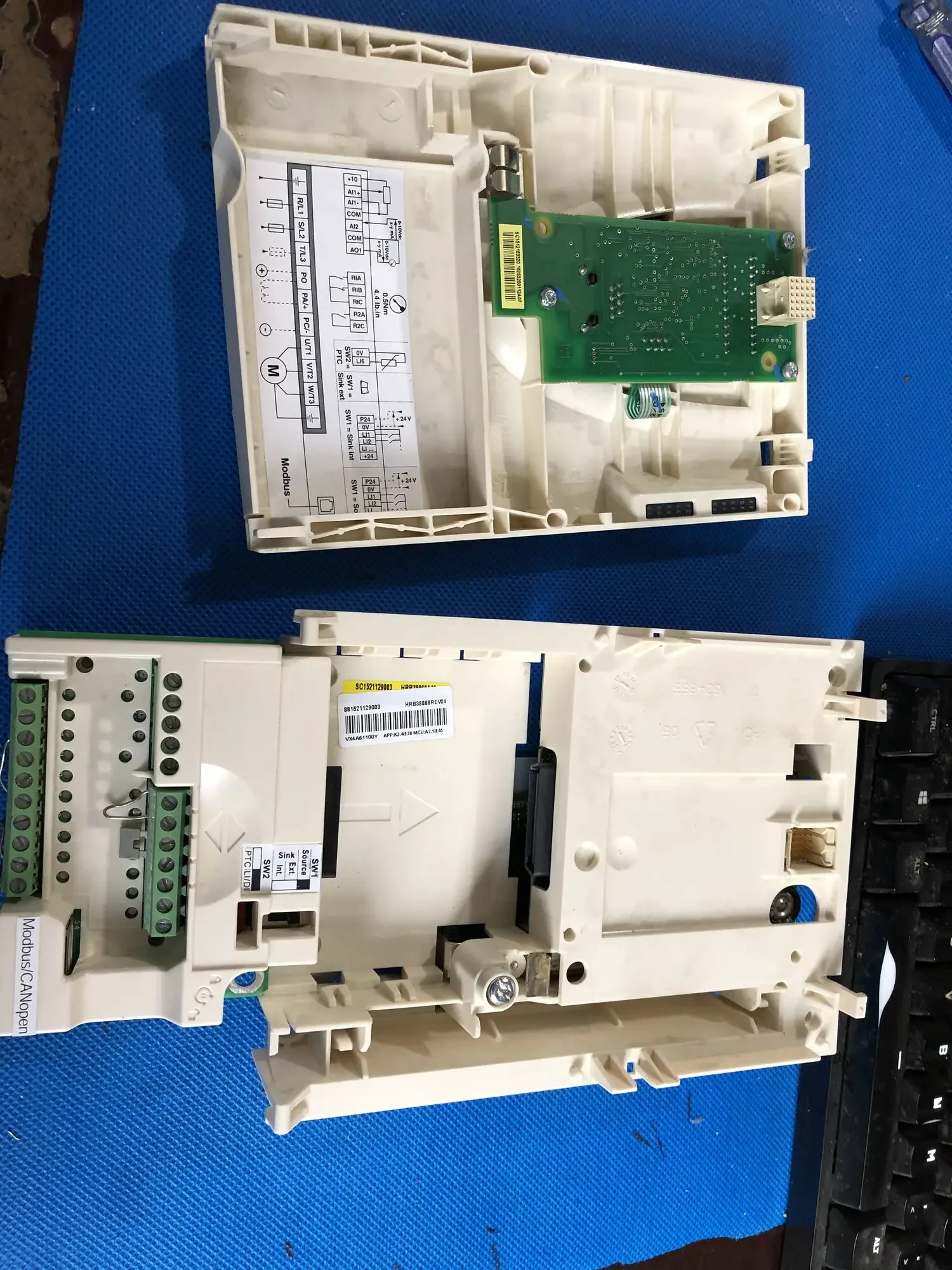 Imagem -02 - Conversor de Frequência Atv71 com Cartão Terminal Controle da Placa Principal Cpu 11 15 18 75 22 30kw