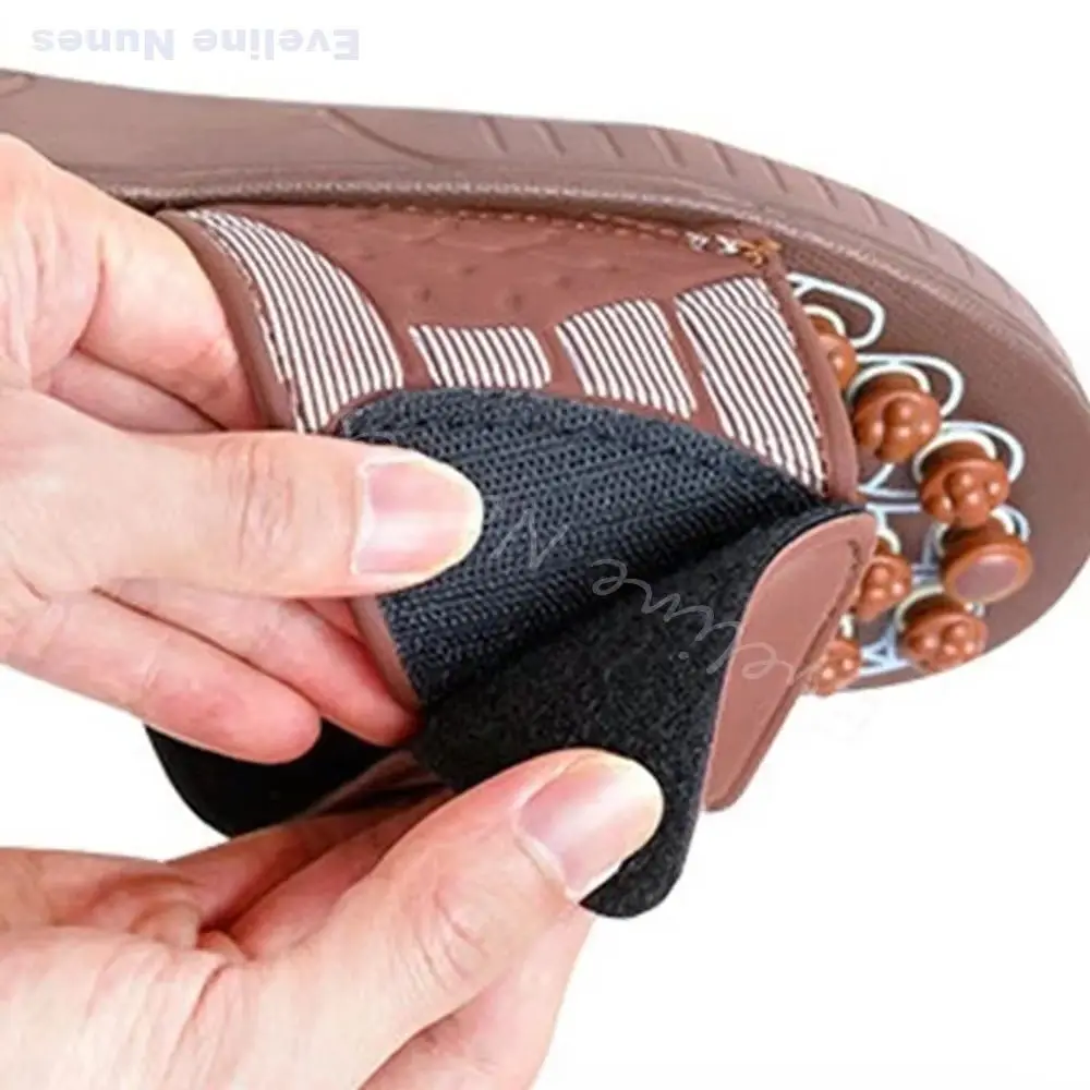 Brown Foot Massage Slippers Men/women Gift First Choice Acupressure Jade Spring Magnetic Therapy Shoes