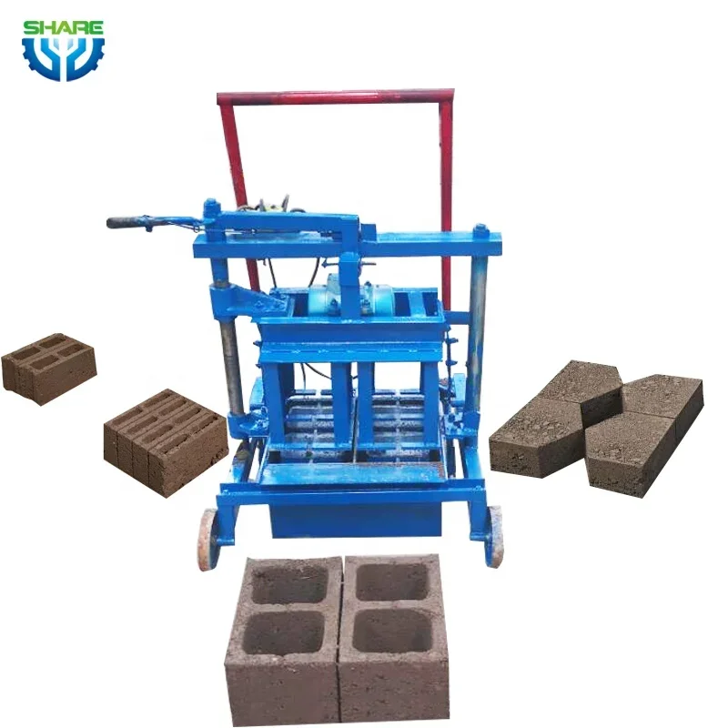 

Manual Concrete Hollow Block Making Machine