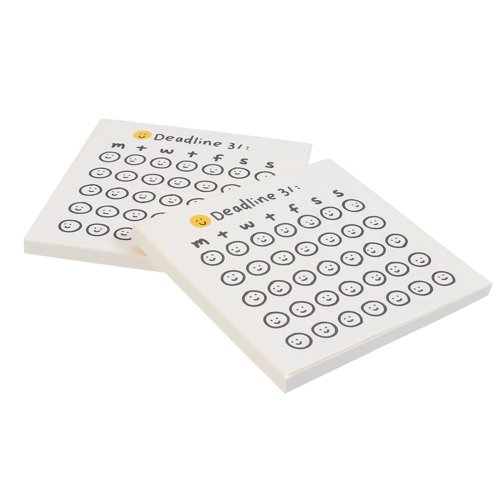 

2 Pcs Sticky Memo Pads Double sided Paper Stickers Practical Notes Lovely Post notes Office Writing Self adhesive Note Pads