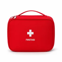 Empty First Aid Bag Portable Emergency Kit Zipper Pouch Oxford Cloth Thick Medical Bag 4