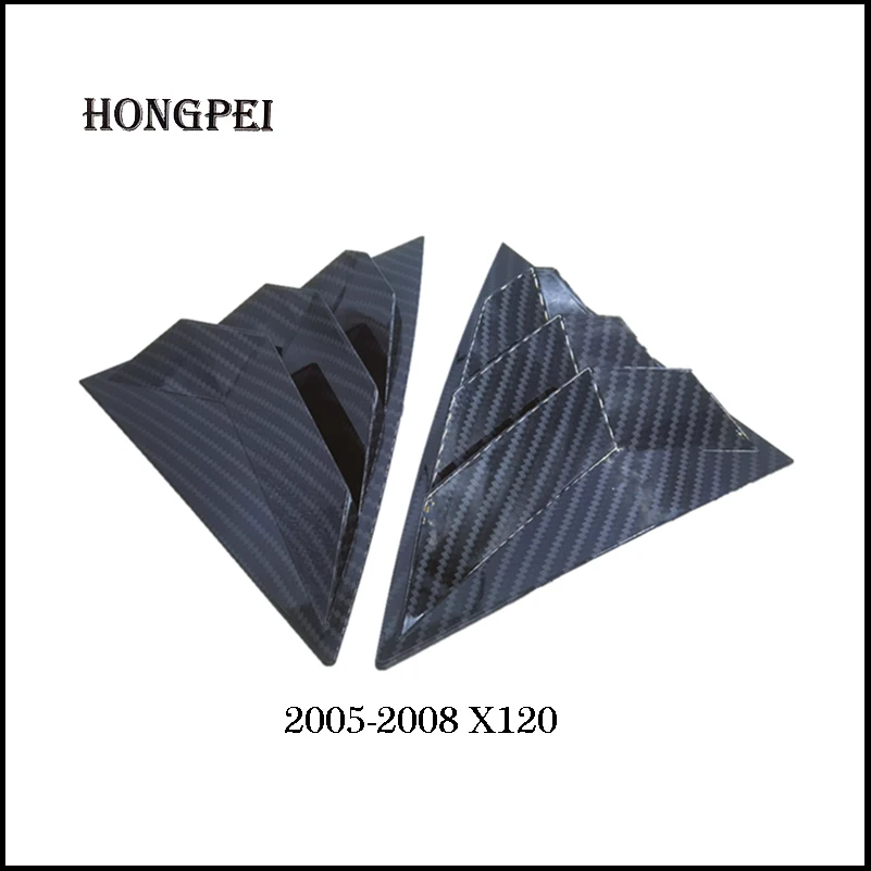 

For Toyota Mark X X120 X130 2005-2016 Rear Window Shades Shutter Louver Vent Cover Trim Decorate Car Styling Auto Accessories