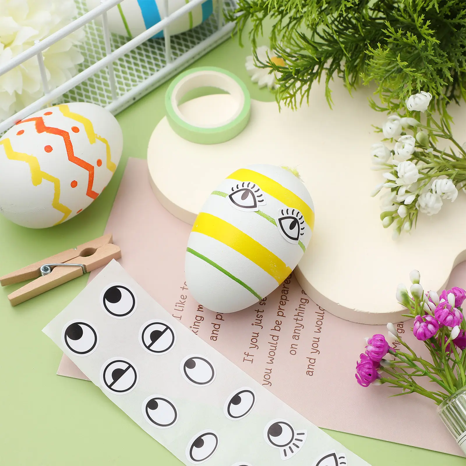 

1pcs 1 Roll Cute Cartoon Eye Self-Adhesive Sticker Eyes Craft Scrapbook Accessories Small Eye Decals Creative Eyeball Stickers