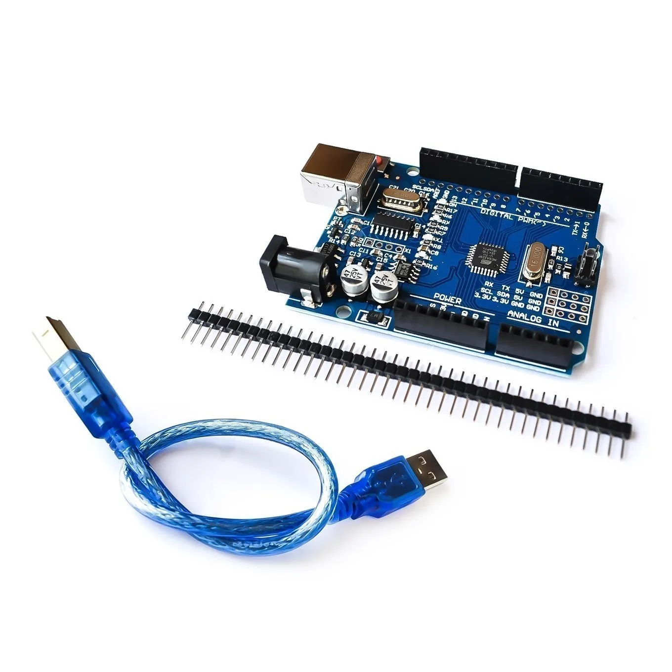 For UNO R3 Development Board ATMEGA328P CH340 / ATEGA16U2 Compatible For Arduino with Cable R3 Proto Shield Expansion Board