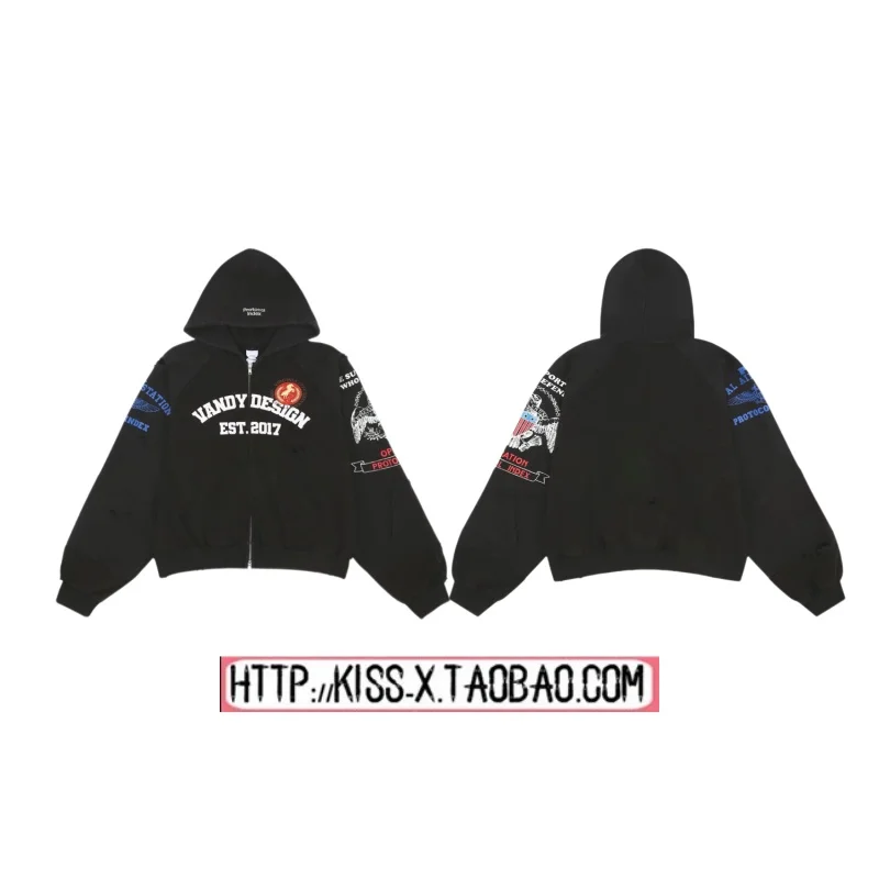 

Толстовка-худи Jaet Youth Cotton Polyester Long Sleeve Zipper Vandythepink War Bae, коллекция Spring Protocol Index 2026