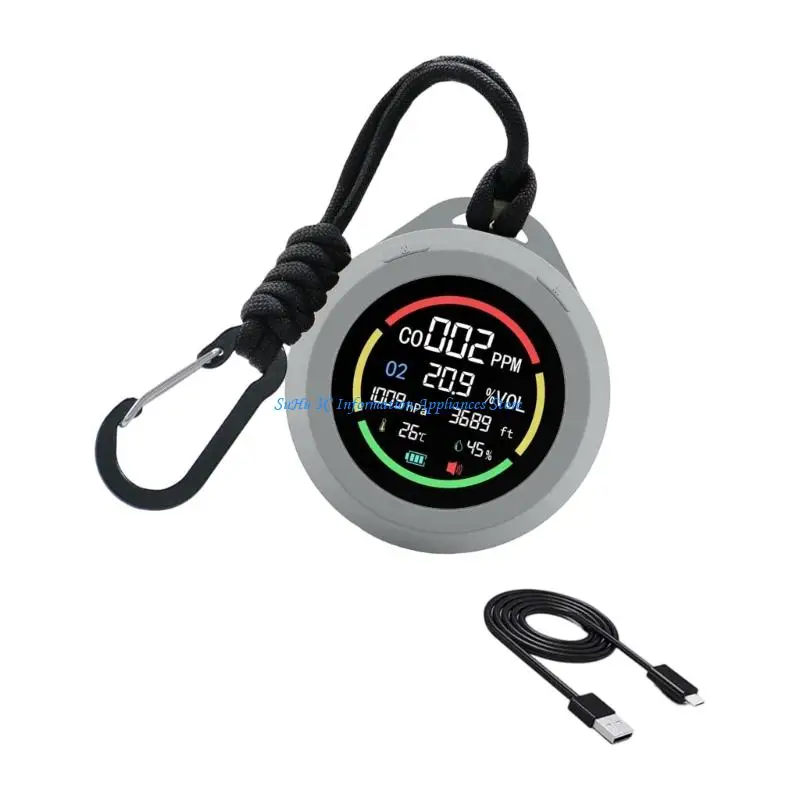 Air Detectors For CO Oxygen Pressure Temperature Humidity Monitoring