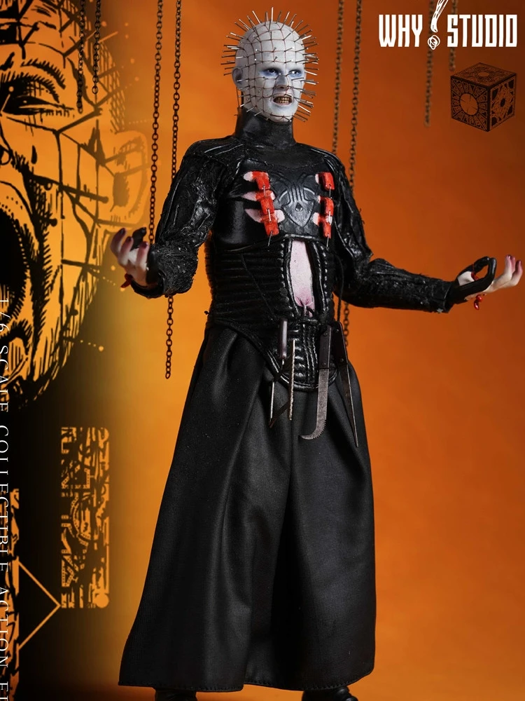 WHY STUDIO WS016 1/6 Scale American Thriller Horror Movies Hellraiser Male Warrior Full Set Model 12 Inch Action Figure Gifts