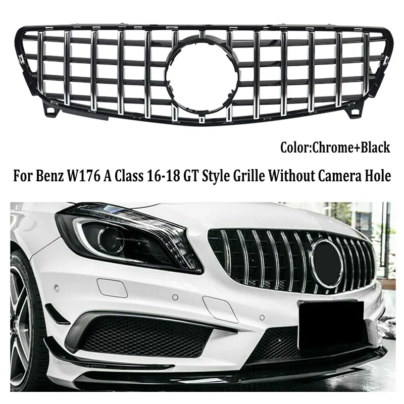 

Front Grille Suitable for A Class W176 GT GTR Grill 2016-2018 Racing Grill Mesh Tuning Accessories for Mercedes