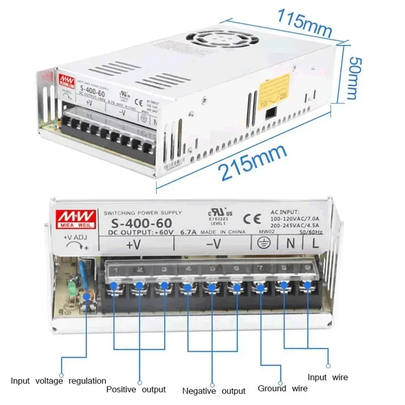 YUN DUAN Nema34 Closed Loop Stepper Motor Driver Kit 2 Phase 4.5/8.5/12Nm 86mm Motor with Encoder Hybird Easy Step Servo Kit