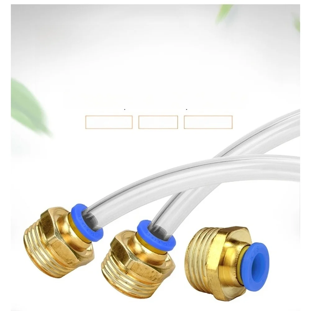 For Engraving Machine Spindle Submersible Pump Cooling Brass Water Nozzle Quick Connect 18mm Hose Inner Diameter