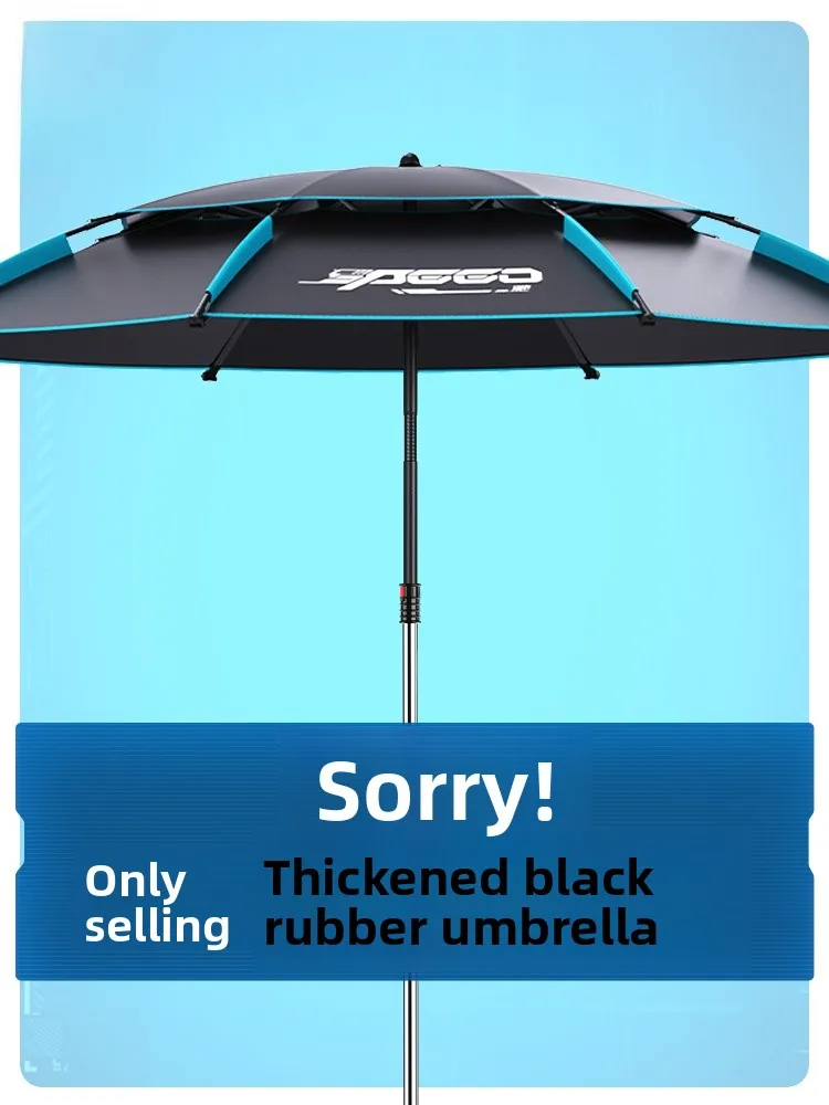 

Fiing Umbrella Large Fiing Umbrella Thiened Bla Glue Sunade Umbrella 2024 New Sunscreen Umbrella Universal Cane Rai...