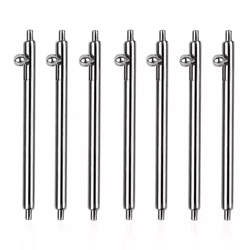 Imagen 1 del producto 20mm 22MM 10 Uds 1,8mm de diámetro Pin de reloj Pepair herramientas y Kits correa de reloj de liberación rápida barras de resorte pines 24mm 18MM 23MM 19MM 16MM