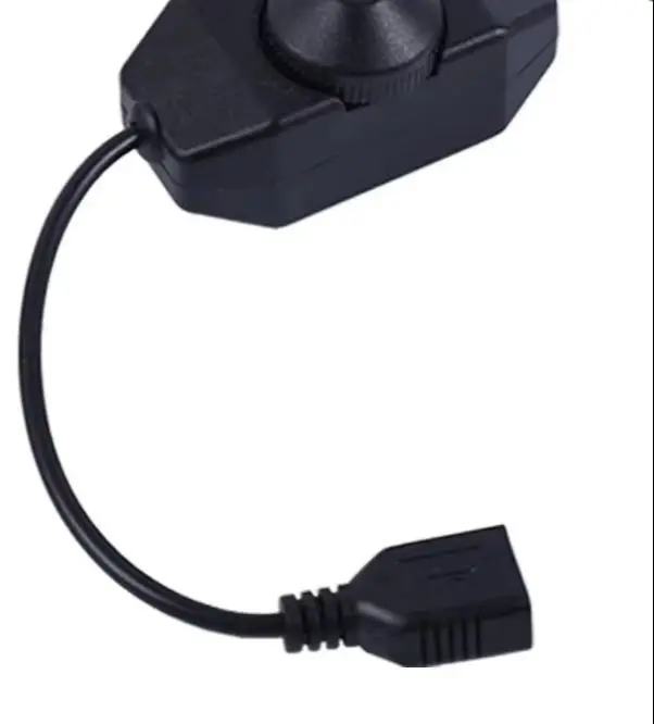 1PCS USB LED 손잡이 조광기 DC 5V 리본 밝기 조정 스위치 컨트롤러 커넥터 5050 3528 2835 5 볼트 스트립 조명