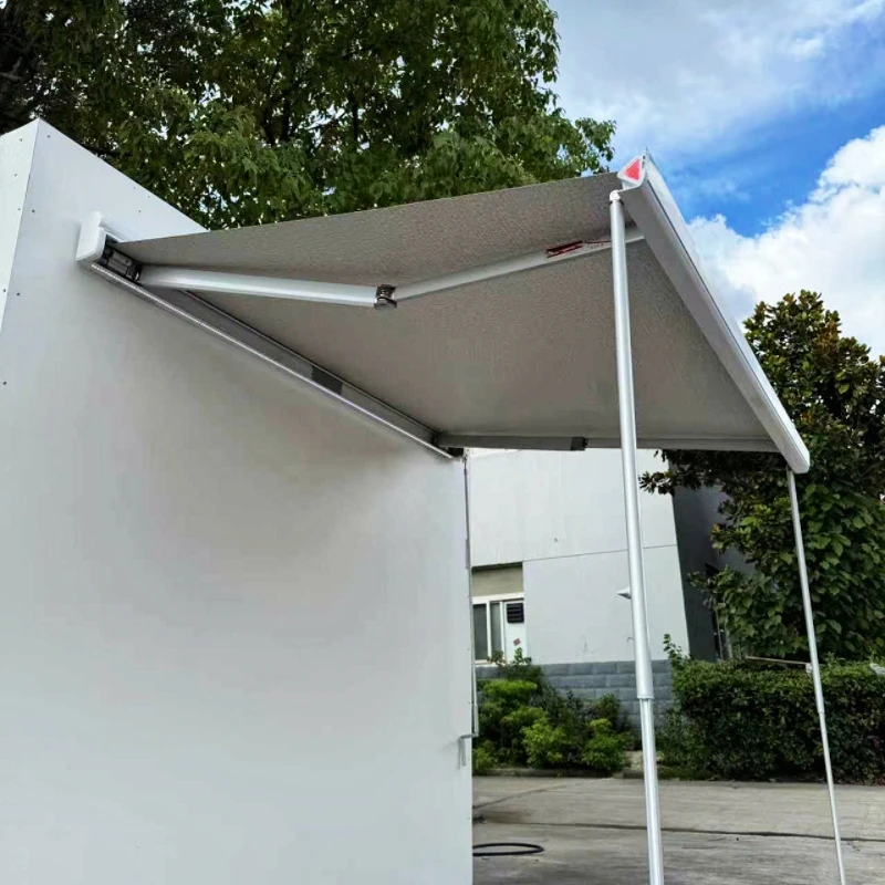 3.0x2.5m Rv Accessories Caravan Awning Sunshade With Clothes Drying Rack For Rv Body Parts Rv Exterior Accessories view 2