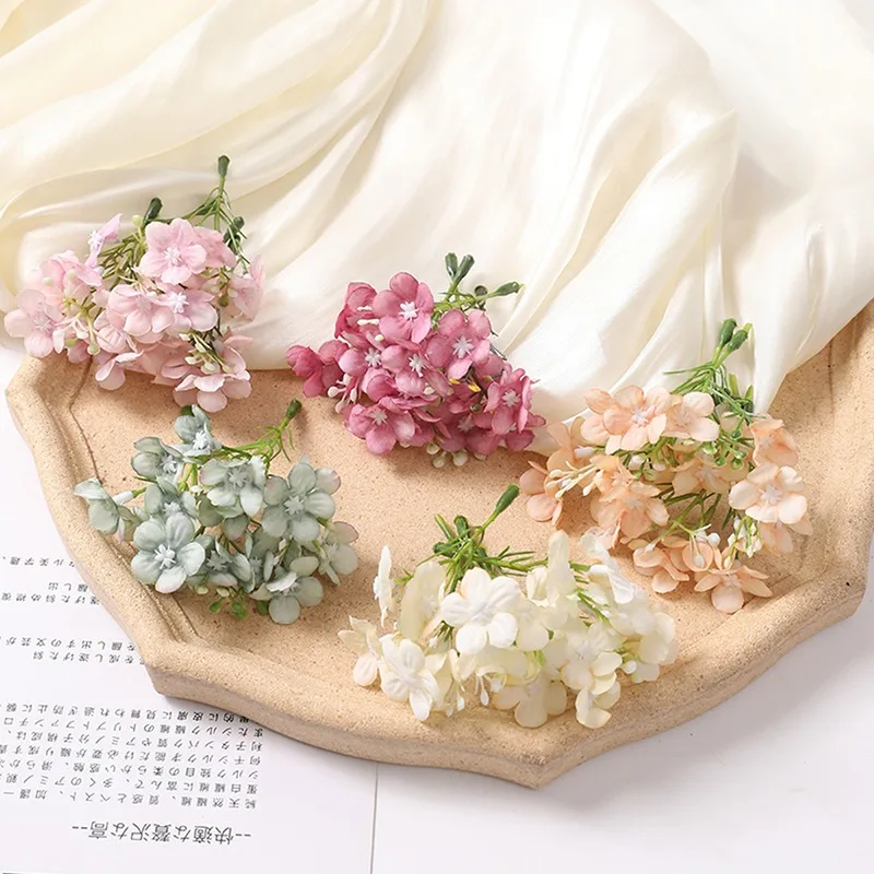 10/20/30PCs Silk Daisy Artificial Flowers Head 5 Forks Fake Flowers For Home Wedding Decoration DIY Vases Gifts Accessories