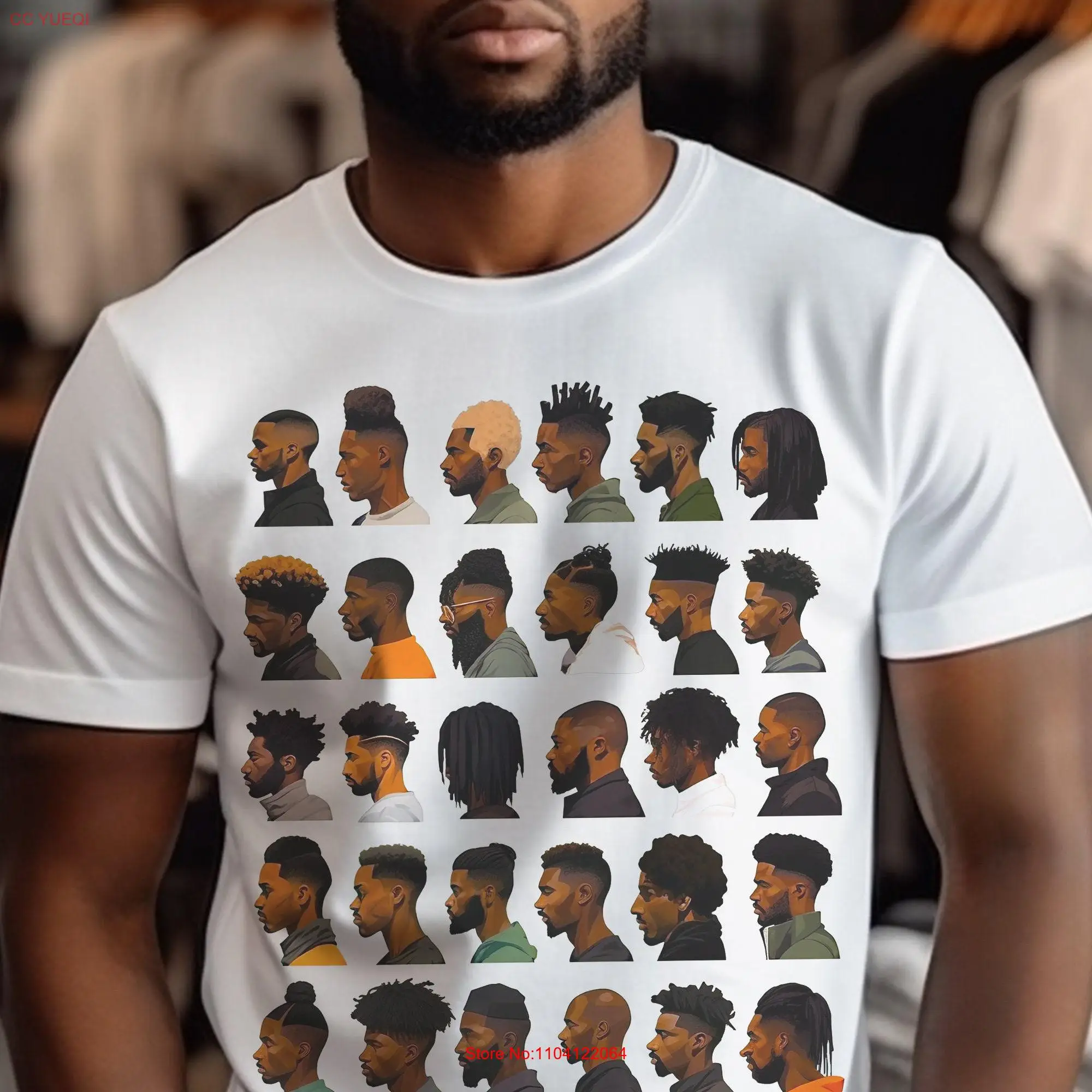 Barber Haircuts T Shirt Black Barbershop African American Men Culture Beauty School Afro Locs Braids Hairstyles Adult