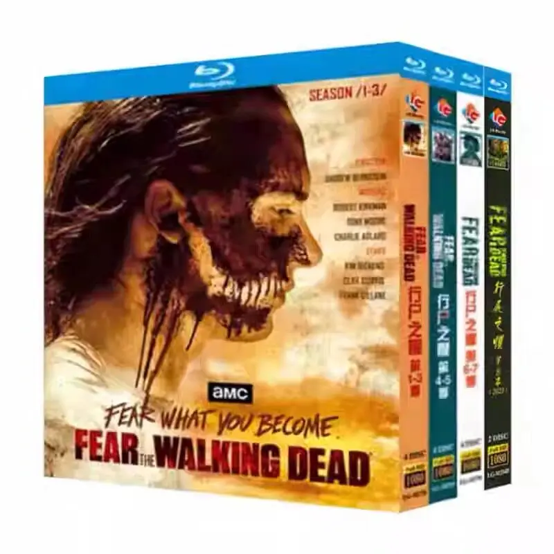 

Fear the Walking Dead Seasons 1–8 Blu-ray High Definition US TV Series Blu-ray Discs Box Set with English and Traditional