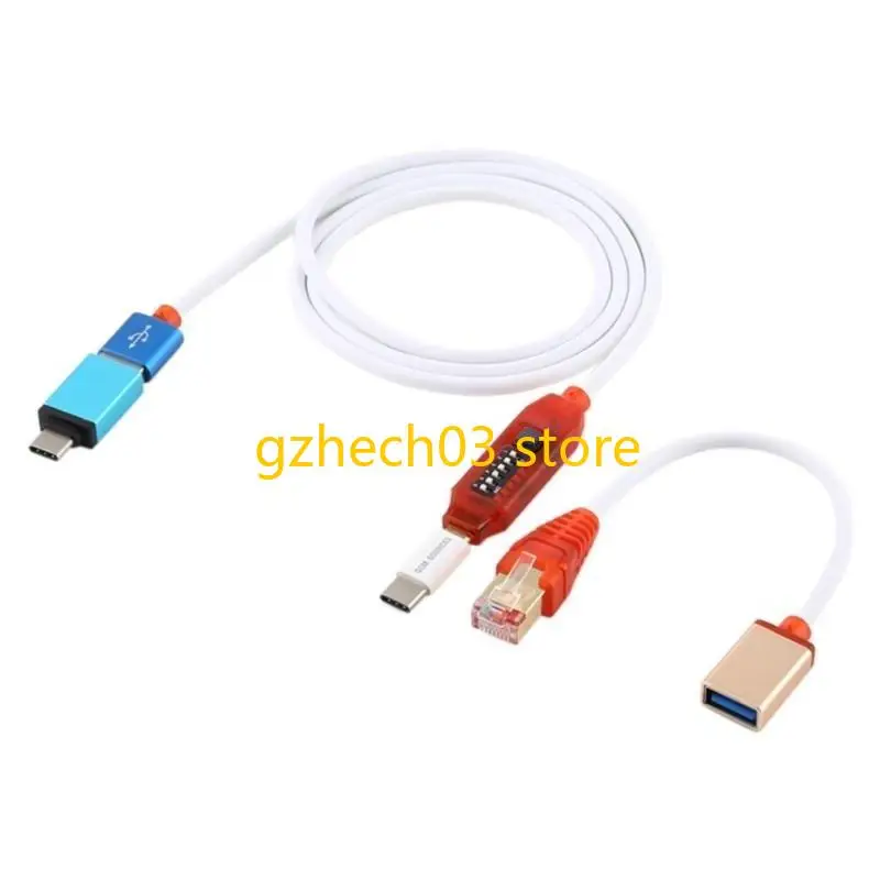 

G2AC Multifunction RJ45 Boot Cable for EDL 9008 Support Fast Charging for MTK Easy Switching Boot Cable