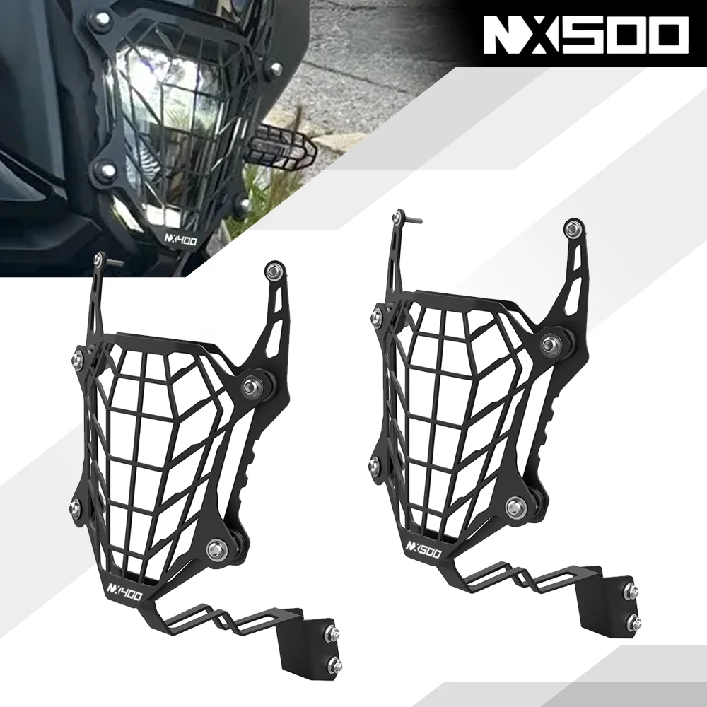 

NX 400 500 Motorcycle Accessories Headlight Head Light Guard Protector Cover Grille Protection For Honda NX400 NX500 2023 2024