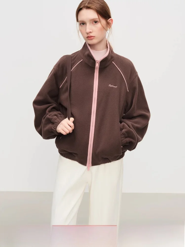 

Casual Sle Windproof ort Jaet Women's Faion Stand Collar oulder Insert Outerwear Spring Autumn New Sle 4242