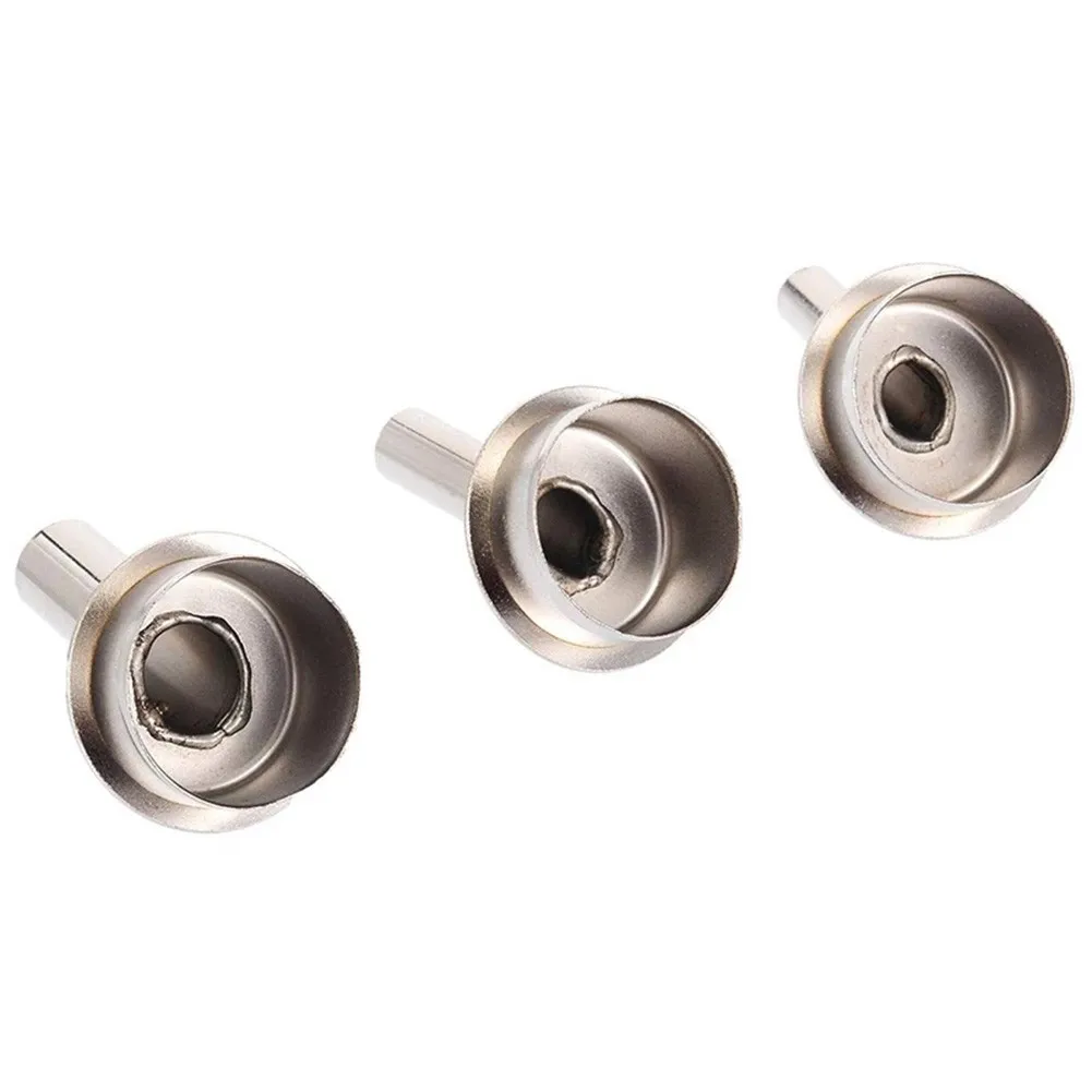 6 Bent Curved Heat Nozzles 45 Degree for QUICK 861DW Hot Air Rework Station Stainless Steel for Accurate Thermal Applications
