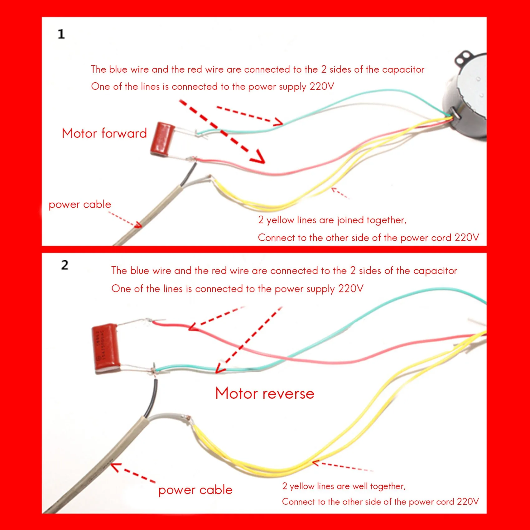 ABJY-50KTYZ محرك متزامن بمغناطيس دائم CW/CCW محرك منخفض السرعة عالي عزم الدوران تيار متردد 220 فولت 6-10 وات مصغر (30 دورة في الدقيقة) #5