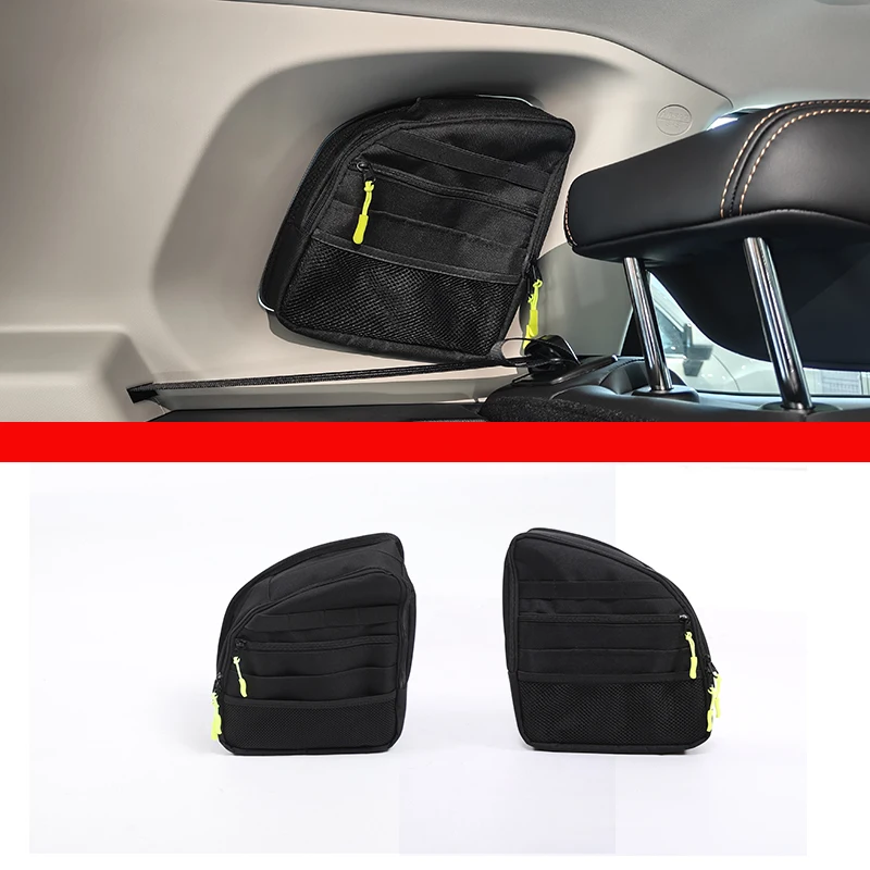 

Car Trunk Box Rear Side Window Storage Bag Sucker Trunk Storage Bag Oxford Cloth Organizer For Haval Dargo LEMON B30 2021-2026