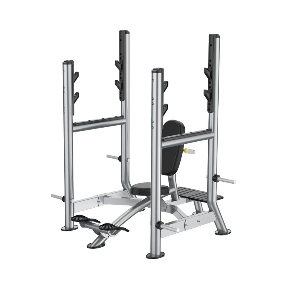 

Unisex Adjustable Gym Bench Rack Comfortable Seat for Body Building & Weightlifting Easy Use & Storage