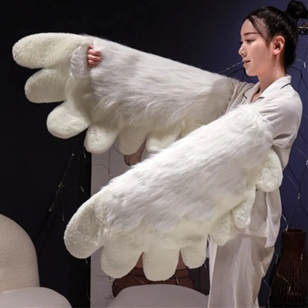 

Role Play Cosplay Costume Wings Stage Performance Party Accessories Girl Plush Animal Wings Furry Dress-Up Wings Costume Cosplay