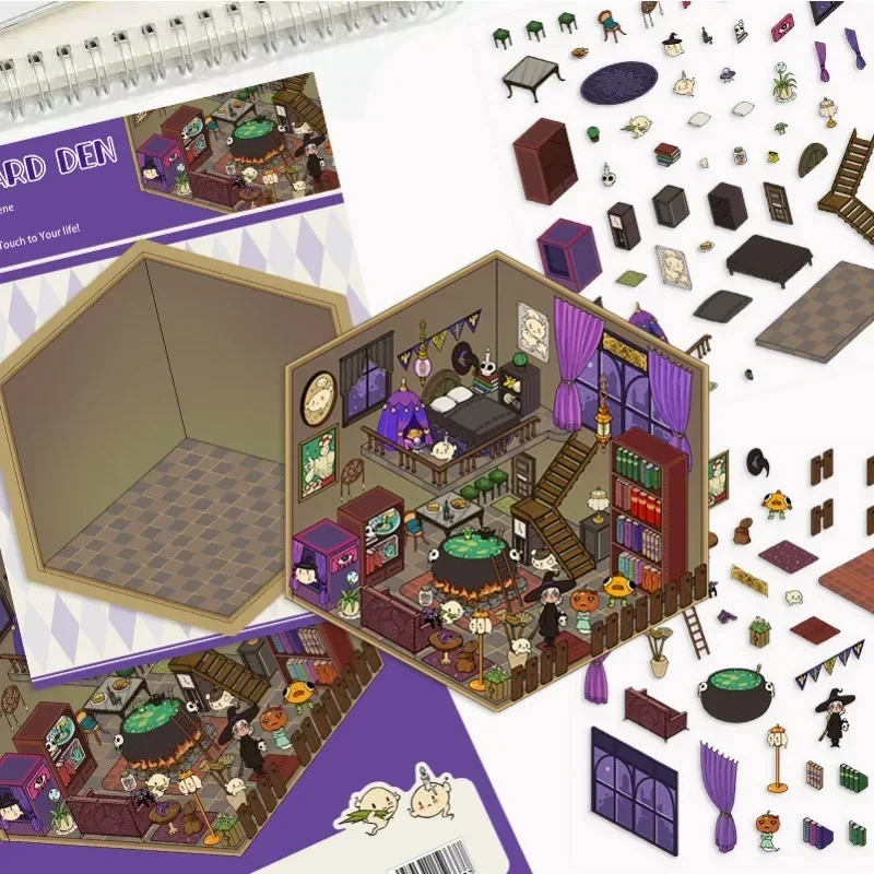 

Визуальное укладання, креативная миниатюрная наклейка для книжного магазина в супермаркете, сделай сам, милая панда, наклейка для скрапбукинга, журнала для поделок