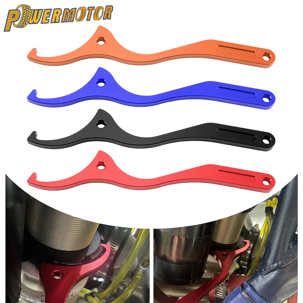 For KTM SX XC SXF XCW XCF EXC EXCF 125 500 2016 2023 Motorcycle CNC Rear Damping Shock Spanner Wrench Motocross Repair Tools