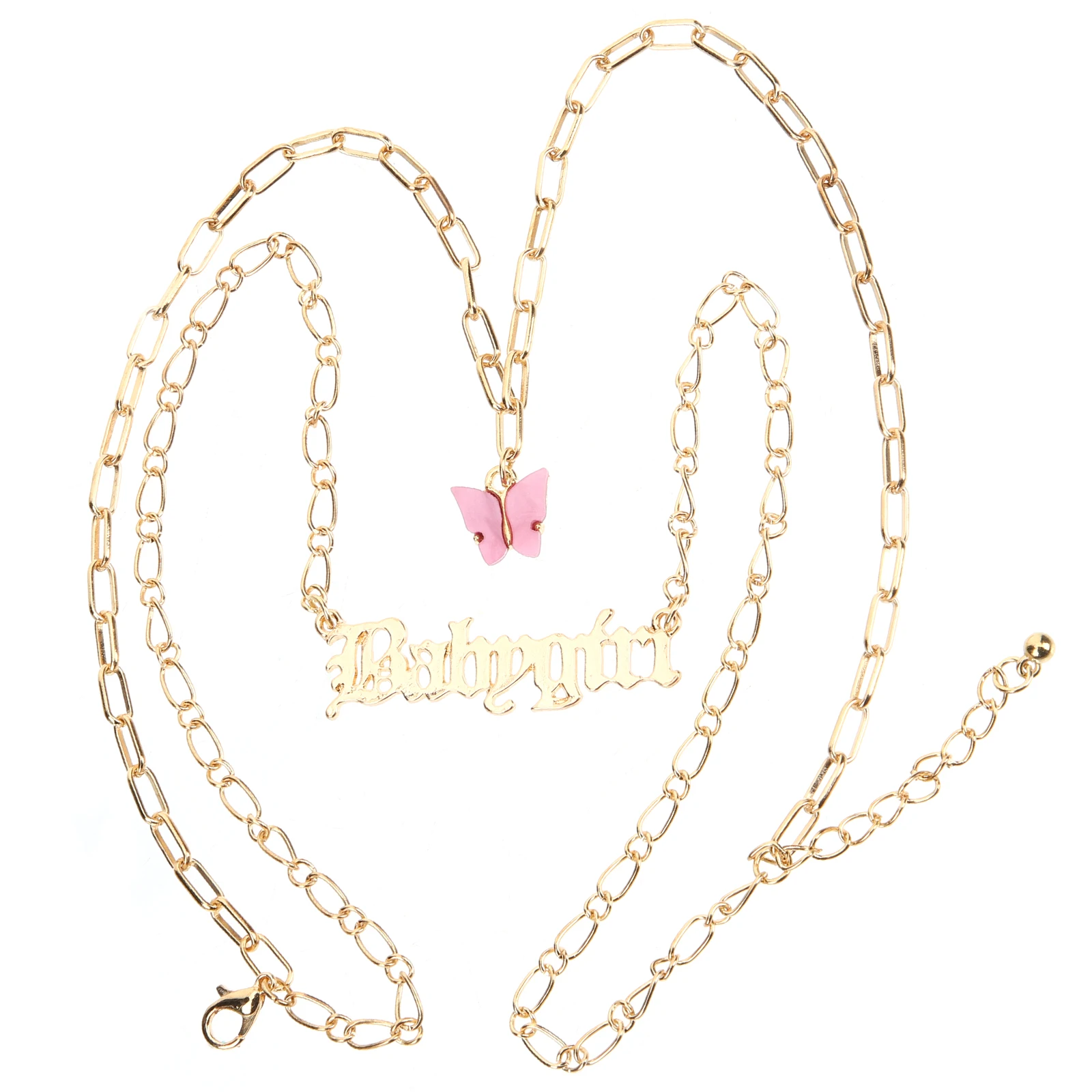 Шикарное многослойное ожерелье с бабочкой для женщин и девочек, праздничный фестиваль, подвески из сплава, цепочка, ювелирные аксессуары, подарок на день рождения, путешествия