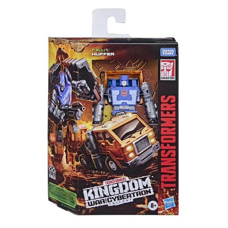 

В наличии оригинальные трансформеры Hasbro Huffer Kingdom War for Cybertron, аниме, фигурка робота, коллекция игрушек, модель, подарок для хобби