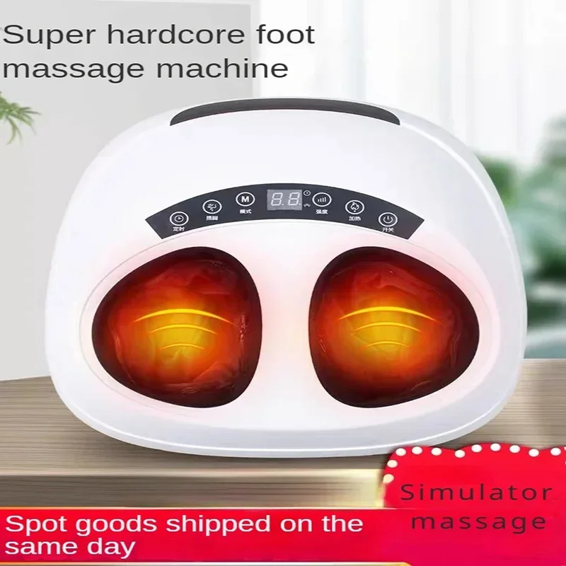 Foot Massager Machine Spa Electric 220V Electric Antistress 3D Shiatsu Kneading Air Pressure  Care Infrared With Heating Roller