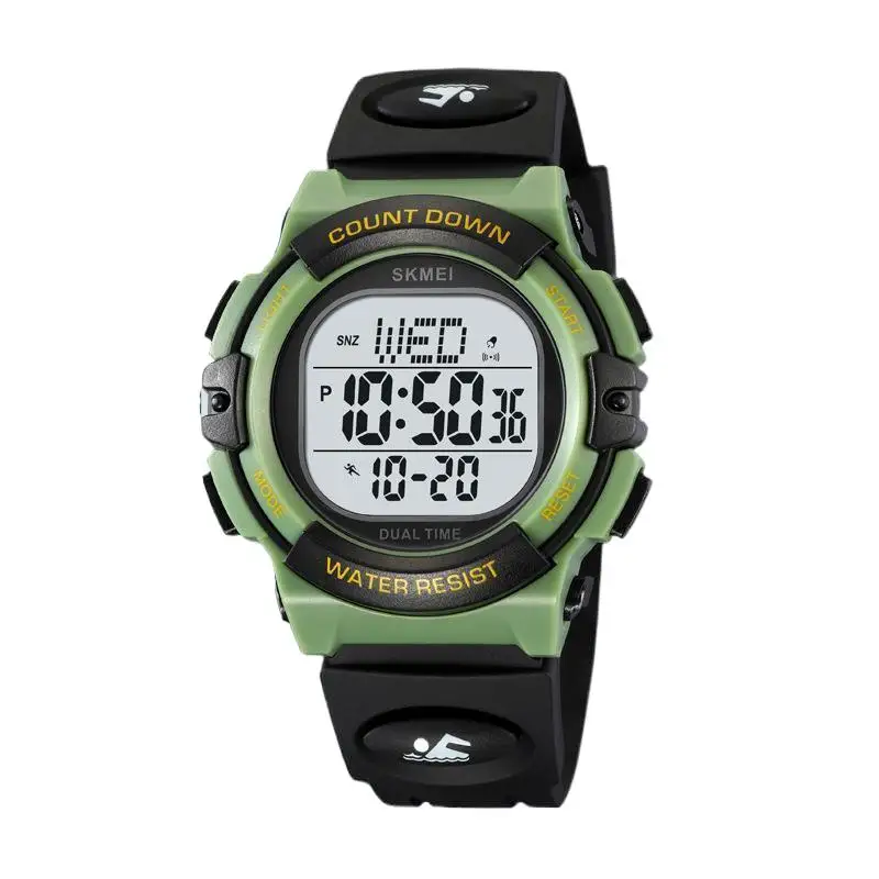 SkmeiTeen Watch Мужские электронные часы для занятий спортом на открытом воздухе Многофункциональные водонепроницаемые светящиеся электронные часы