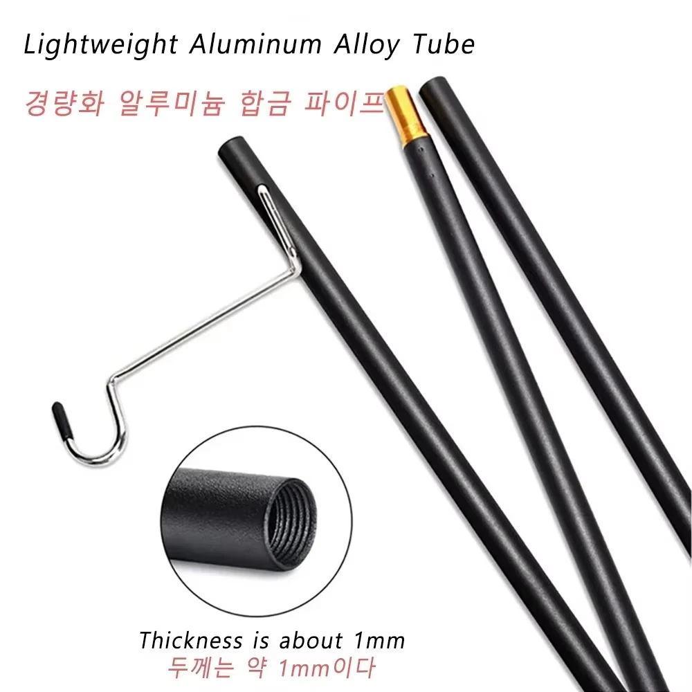 Lightweight Lantern Stand Detachable Camping Light Holder Light Hanger Aluminium Alloy Folding Light Stand Bracket image 2