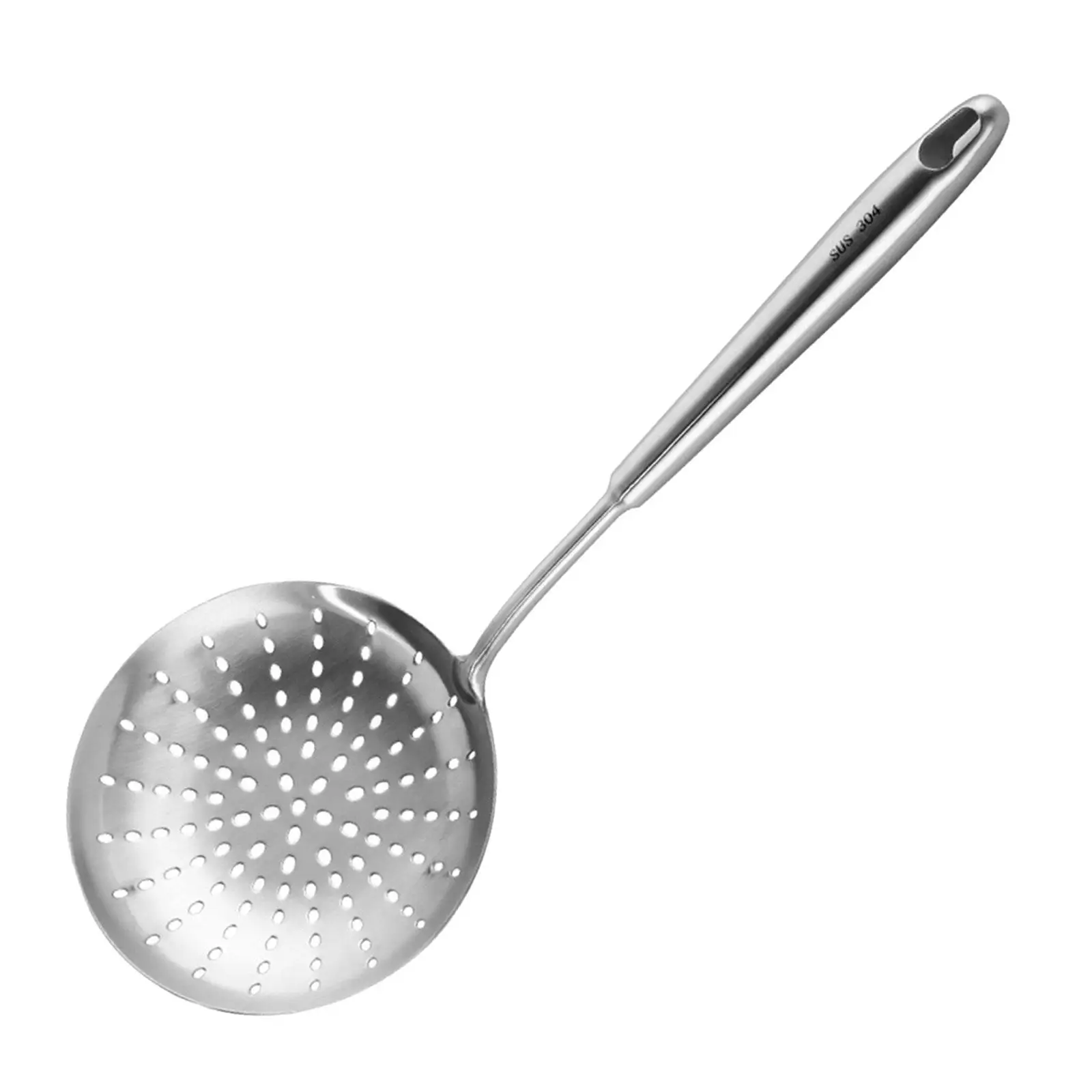 Skimmer Slotted Spoon 304 Stainless Steel Kitchen Strainer Ladle for