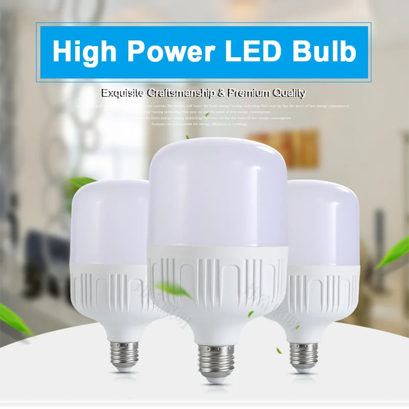 Multi Watt E27 Screw LED Light Bulb 5 To 100W Energy Efficient Eye Friendly Indoor Lamp Fit Bedroom Living Room Office Space