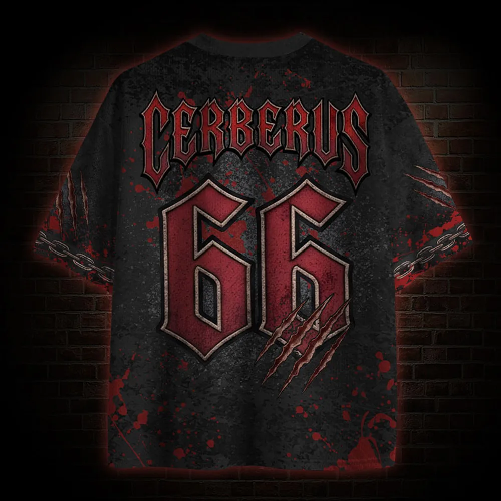 Hot Selling Street Quick Drying Mesh Sportswear, Black Series Mythical God Series, Adult Fitness Breathable V-neck T-shirt