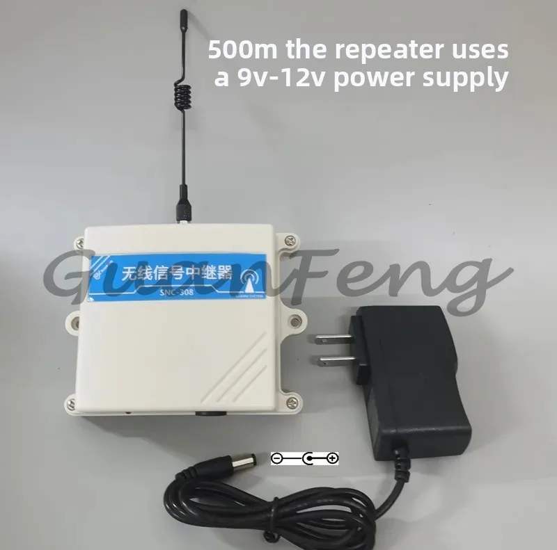 1000 Meters Outdoor Waterproof Repeater 315MHz 433MHz Wireless Alarm Signal Amplifier
