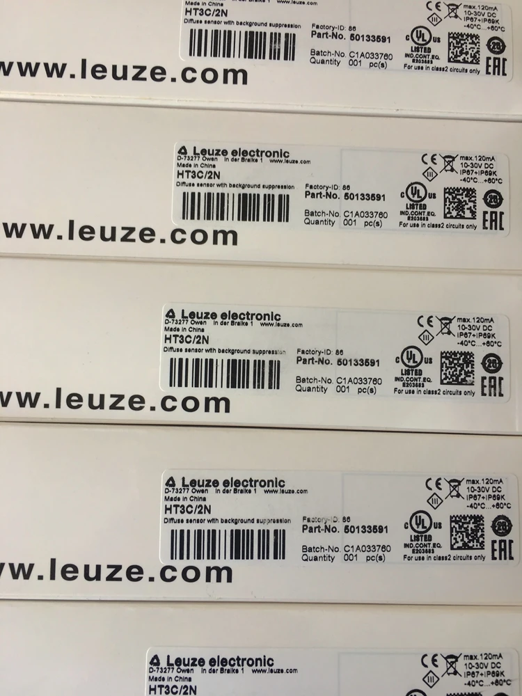 Original Labor Easy Testing LEUZE Optoelectronic Switch HRTR 3B/66 HT3C/2N HT3C/4P HT3CL1/4P