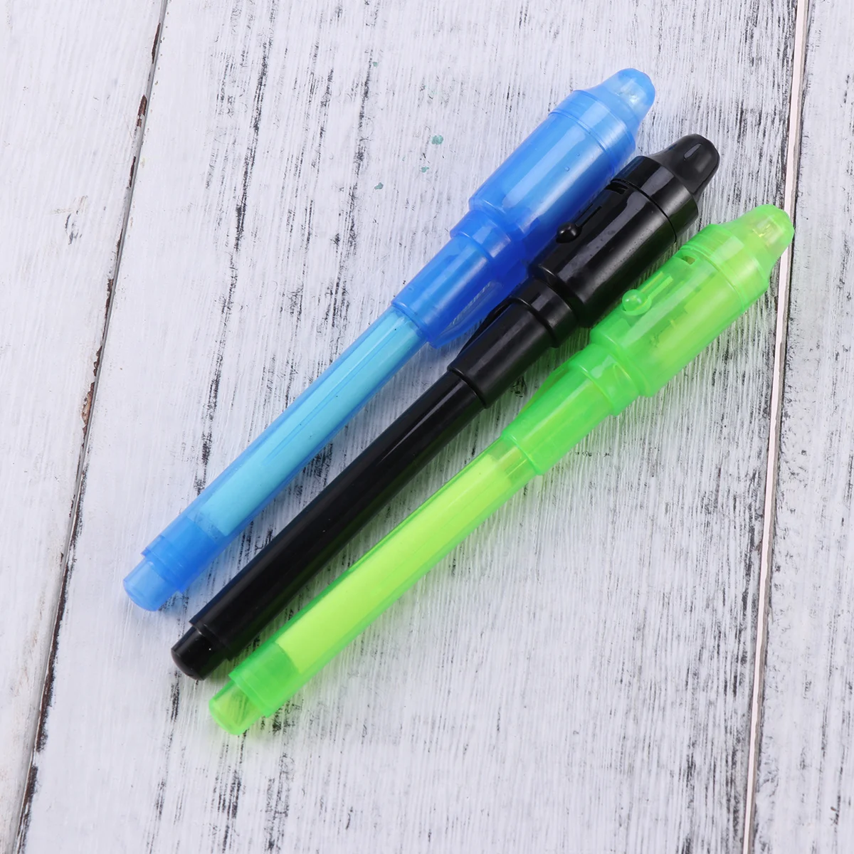 

7Pcs Invisible Pen Set LED Uv Black Light Highlighter Secret Ink Stationery School Office Creative Writing Tool