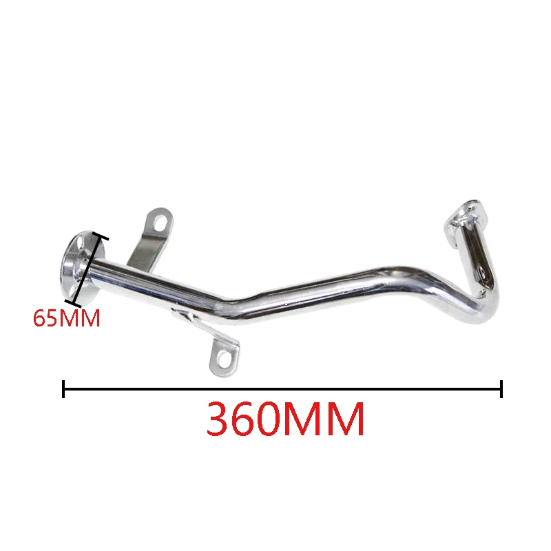 Motorcycle modified aluminum alloy exhaust pipe, suitable For GY650 scooter motorcycle exhaust muffler pipe